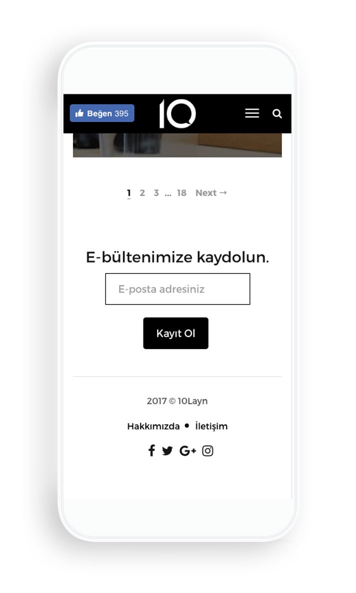 10Layn mobil arayüz tasarımı